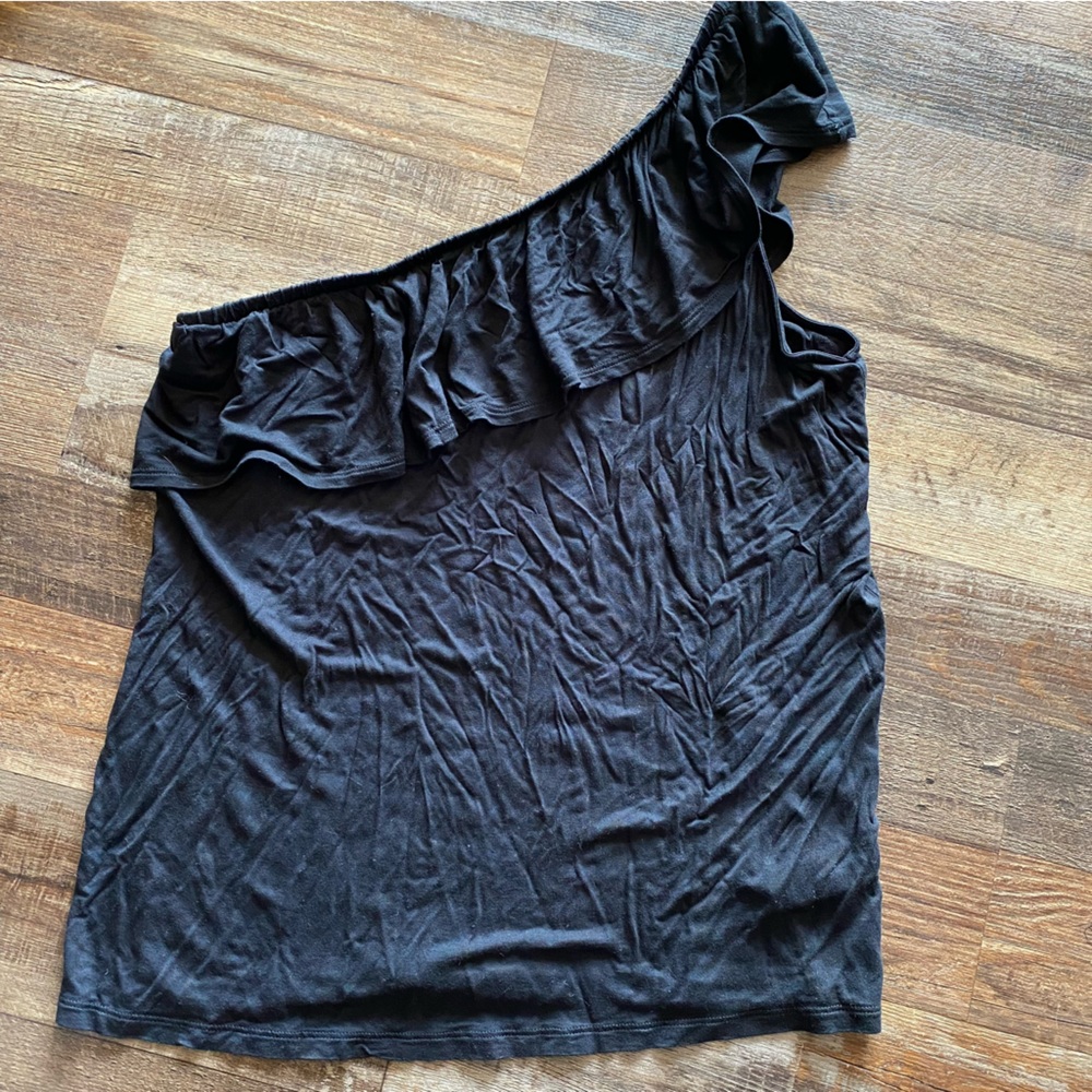 Old Navy One-Shoulder Ruffle Tank Top - Picture 3 of 6
